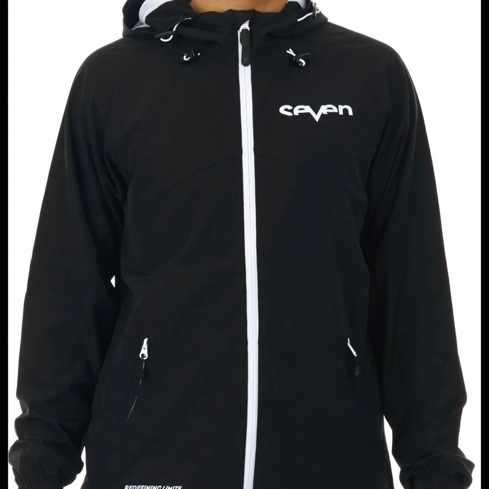 Seven MX 2017 Black Galaxy Windbreaker Jacket